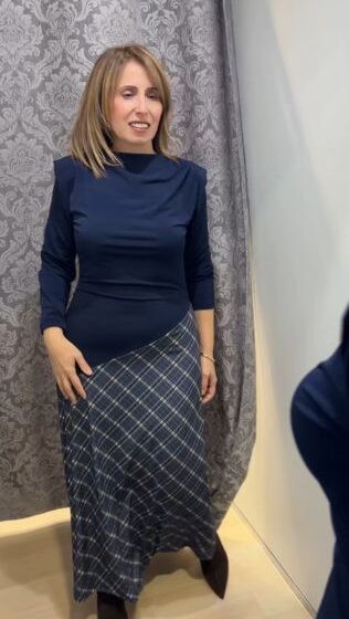 Vestido Escos Marino